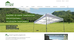 Desktop Screenshot of gazebopieghevole.it